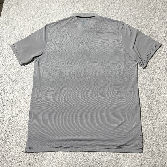 Johnnie O Polo Shirt Mens XL Stripe Performance Avalon Golf Club Stretch Casual - Picture 6 of 10